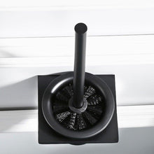 Load image into Gallery viewer, Stainless Steel Toilet Brush Holder Black Wall Mounted Toilet Bowl Brush Holder For Bathroom Cleaning Kit