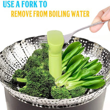 将图片加载到图库查看器,Stainless Steel Vegetable Steamer Basket