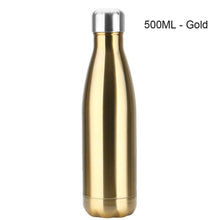 将图片加载到图库查看器,Stainless Steel Water Bottle BPA Free Thermos Water Beer Thermos 500ml for Sport Bottles Double-Wall Insulated Vacuum Flask Double-Walled Insulated Vacuum Flask Stainless Steel Drinking Bottle