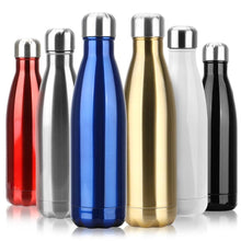 将图片加载到图库查看器,Stainless Steel Water Bottle BPA Free Thermos Water Beer Thermos 500ml for Sport Bottles Double-Wall Insulated Vacuum Flask Double-Walled Insulated Vacuum Flask Stainless Steel Drinking Bottle