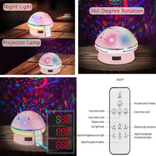 Load image into Gallery viewer, Star Projector Night Light for Kids