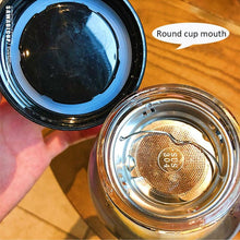 Load image into Gallery viewer, Starry Sky Gradient Glass Water Bottle With Protective Bag Cute Fashion Leak Proof Water Cup for Girls Sport Drink Bottles Creative Glass Water Bottle Portable Outdoor Sport Water Bottles