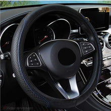 Load image into Gallery viewer, Steering Wheel Cover Braid On The Steering Wheel Cover Auto Car Steering Wheel Cover Wear-resistant Anti-slip Car Accessories Microfiber Breathable Wheel Cover Car Accessories Warm Steering Wheel Cover Winter Cool Summer Cover Interior