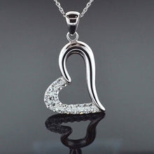 Load image into Gallery viewer, Sterling Silver Love Heart Necklaces