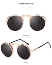 Load image into Gallery viewer, Stlylish And Attractive Long Keeper Sunglasses New Flip Sun Glasses For Men & Women Double Lens Clear Alloy Frame Eyewear Eyeglasses Colourfull Design