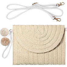 将图片加载到图库查看器,Straw Handmade Shoulder Bag