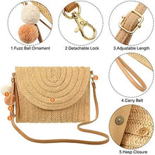 将图片加载到图库查看器,Straw Handmade Shoulder Bag