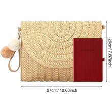 将图片加载到图库查看器,Straw Handmade Shoulder Bag