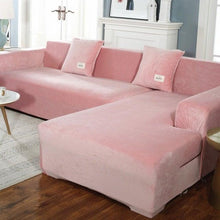 Load image into Gallery viewer, Stretchable Couch Cover Lounge Sofa Slipcover Furniture Cover Machine Washable Elasticated Sofa Covers Chaise Longue For Living Room Corner Armchair Elastic Cushion Couch Furniture 3 Seater Slipcover For Home