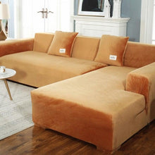 Load image into Gallery viewer, Stretchable Couch Cover Lounge Sofa Slipcover Furniture Cover Machine Washable Elasticated Sofa Covers Chaise Longue For Living Room Corner Armchair Elastic Cushion Couch Furniture 3 Seater Slipcover For Home
