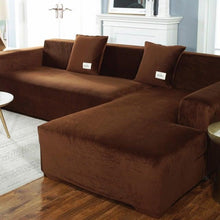 Load image into Gallery viewer, Stretchable Couch Cover Lounge Sofa Slipcover Furniture Cover Machine Washable Elasticated Sofa Covers Chaise Longue For Living Room Corner Armchair Elastic Cushion Couch Furniture 3 Seater Slipcover For Home
