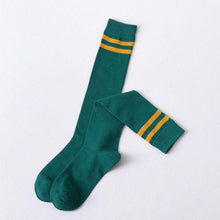 将图片加载到图库查看器,Striped Long Warm Thigh High Stockings Women's Casual Tube Thigh High Socks for School Over Knee High Socks for girls