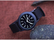 将图片加载到图库查看器,Students Learning Time Quartz Watches Girls Water Resistant Gifts Clock Kids Canvas Fashion Wristwatches Dark Watches For Men Waterproof Field Outdoor Sport Mens Wristwatch With Nylon Band