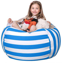 Load image into Gallery viewer, Stuffed Animal Storage Bean Bag Chair Cover