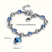 Load image into Gallery viewer, Stunning Heart Of Ocean Rhinestone Bracelet For Girls
