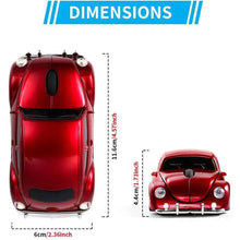 Load image into Gallery viewer, Stylish 2.4G Wireless Mouse Car Shape Computer USB Mice 1200DPI Office Mouse Unique 3D Sports Car Design Gamer Mouse