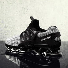 将图片加载到图库查看器,Stylish Black Mens Soft Casual Sneakers Breathable Comfort Sport Elegant Men Sneakers