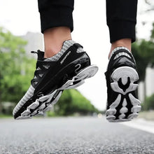 将图片加载到图库查看器,Stylish Black Mens Soft Casual Sneakers Breathable Comfort Sport Elegant Men Sneakers