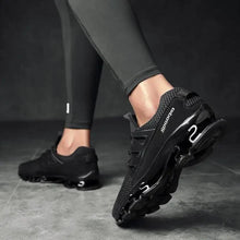 将图片加载到图库查看器,Stylish Black Mens Soft Casual Sneakers Breathable Comfort Sport Elegant Men Sneakers