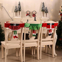 将图片加载到图库查看器,Stylish Chair Covers Christmas Santa Claus Chair Back Cover Christmas Dining Dinner Table Decoration New Year Party Supplies Dining Table Decoration for Home New Year Party