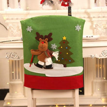 将图片加载到图库查看器,Stylish Chair Covers Christmas Santa Claus Chair Back Cover Christmas Dining Dinner Table Decoration New Year Party Supplies Dining Table Decoration for Home New Year Party