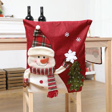 将图片加载到图库查看器,Stylish Chair Covers Christmas Santa Claus Chair Back Cover Christmas Dining Dinner Table Decoration New Year Party Supplies Dining Table Decoration for Home New Year Party