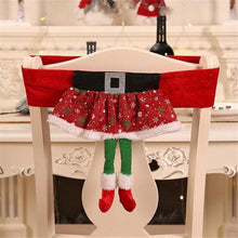 将图片加载到图库查看器,Stylish Chair Covers Christmas Santa Claus Chair Back Cover Christmas Dining Dinner Table Decoration New Year Party Supplies Dining Table Decoration for Home New Year Party