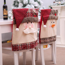 将图片加载到图库查看器,Stylish Chair Covers Christmas Santa Claus Chair Back Cover Christmas Dining Dinner Table Decoration New Year Party Supplies Dining Table Decoration for Home New Year Party