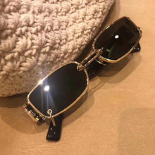 Load image into Gallery viewer, Stylish Fashionable Women Sunglasses Trending & Luxury Square Popular Design Men Glasses New Vintage Metal Black Comfortable Lenses Outdoor Travel Driving Sunglasses
