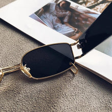 Load image into Gallery viewer, Stylish Fashionable Women Sunglasses Trending & Luxury Square Popular Design Men Glasses New Vintage Metal Black Comfortable Lenses Outdoor Travel Driving Sunglasses