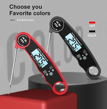 Load image into Gallery viewer, Stylish Instant Read Meat Thermometer Waterproof Ultra Fast Digital Food Water Milk Thermometer With Backlight & Calibration Digital Food Probe for Kitchen Outdoor Grilling And BBQ