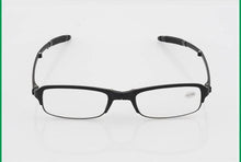 Load image into Gallery viewer, Stylish Plastic Folding Reading Glasses For Women And Men Frame Foldable Compact Folding Reading Glasses Women Men Blue Light Blocking Spring Hinge Readers Computer Slim Pocket Eyeglasses