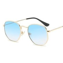 Load image into Gallery viewer, Stylish Small Round Polarized Sunglasses for Men Women Sunglasses For Hexagon Shape Sunglasses New Women Sunglasses In Metal Colorful Frame Glasses Eyewear For Men Women