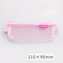 Load image into Gallery viewer, Stylish Transparent Office Pencil Case Simple Design Pen Bags Cute Storage Lightweight Pencil Bags For Student