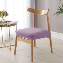 将图片加载到图库查看器,Stylish Waterproof Stretch Chair Seat Cover Elastic Seat Covers For Dining Room Chairs Home Simple Seat Covers For Chairs Soft Removable Dining Chair Slipcovers Stretch Solid Chair Covers Protectors for Dining Room Kitchen Chairs