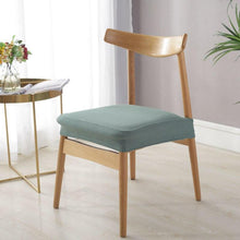将图片加载到图库查看器,Stylish Waterproof Stretch Chair Seat Cover Elastic Seat Covers For Dining Room Chairs Home Simple Seat Covers For Chairs Soft Removable Dining Chair Slipcovers Stretch Solid Chair Covers Protectors for Dining Room Kitchen Chairs