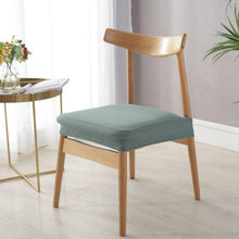 将图片加载到图库查看器,Stylish Waterproof Stretch Chair Seat Cover Elastic Seat Covers For Dining Room Chairs Home Simple Seat Covers For Chairs Soft Removable Dining Chair Slipcovers Stretch Solid Chair Covers Protectors for Dining Room Kitchen Chairs