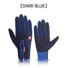 Load image into Gallery viewer, Stylish Winter Warm Cycling Gloves Fitness High Quality Men Women Wind Proof Bike Motorcycle Fishing Gloves Full Finger Touchscreen Gloves Cycling Gloves Touchscreen Waterproof Fleece Thermal Sports Gloves for Hiking