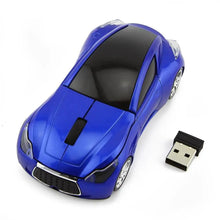 Load image into Gallery viewer, Stylish Wireless Computer Car Shape Mouse Mini 3D Ergonomic PC Gamer Mouse Retro Optical Mice 1600 DPI USB Receiver Suitable for PC/Computer/Laptop