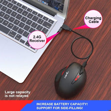 Load image into Gallery viewer, Stylish Wireless Gaming Mouse Vertical Ergonomic Rechargeable Gamer Mouse Classic USB 7 Key Magic Mouse For PC Laptop Notebook Computer Desktop