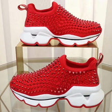 将图片加载到图库查看器,Stylish Womens Sneakers With Non-slip Comfortable Sports Summer New Mesh Breathable Platform Increased Fashion Shoes Womens Running Sports Sneakers