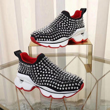 将图片加载到图库查看器,Stylish Womens Sneakers With Non-slip Comfortable Sports Summer New Mesh Breathable Platform Increased Fashion Shoes Womens Running Sports Sneakers