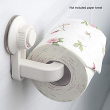 Load image into Gallery viewer, Suction Cup Rack Kitchen Bathroom Storage Waterproof Moisture Proof Towel Accessories Shelf Toilet Paper Holder Wall Mounted Adhesive Towel Bar Bathroom Towel Holder Bathroom Accessories Bathroom Hardware