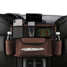 Load image into Gallery viewer, Suede Large Capacity Car Purse Holder