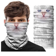 将图片加载到图库查看器,Summer Animal Bandana Neck Gaiter Tube Scarf Buff Party Halloween Half Mask Face Shield Sport Headband Balaclava Seamless Magic Head Scarf Breathable Bandana Turban Outdoor Hiking Quick-Dry Sweat Absorbing Scarves Multifunction Beanie Hat