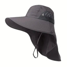 Load image into Gallery viewer, Summer Beach Neck Sunscreen Hat