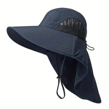 Load image into Gallery viewer, Summer Beach Neck Sunscreen Hat