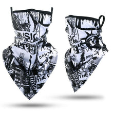 Load image into Gallery viewer, Summer Breathable Mesh Skull Hunting Cycling Bandana Sport Half Face Cover Mask Running Hiking Skiing Triangle Neck Warmer Scarf Motorcycle Protect Cycling Face Mask Anti-UV Neck Hood Half Face Breathable Dustproof Headband Triangle Sport Scarf