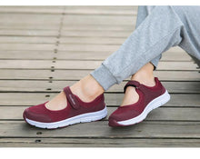 Load image into Gallery viewer, Summer Breathable Womens Sneakers Walking Sporty Mesh Sport Running Light Flats Casual Vulcanize Simple Shoes Spring Comfortable Espadrilles Luxury Design Espadrilles