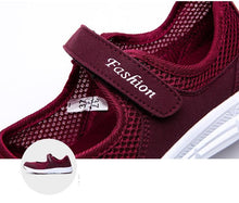Load image into Gallery viewer, Summer Breathable Womens Sneakers Walking Sporty Mesh Sport Running Light Flats Casual Vulcanize Simple Shoes Spring Comfortable Espadrilles Luxury Design Espadrilles